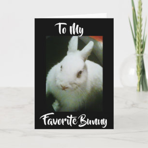 LYCKLIG **PÅSK** TILL MIN "BUNNY" HELGKORT