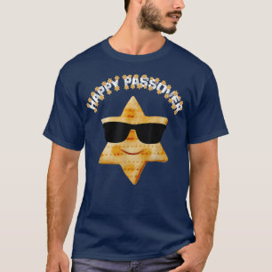 Lycklig Passover 2022 Funny Matzah Ansikte Pesach T Shirt