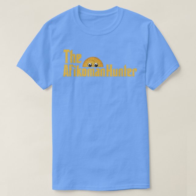 Lycklig Passover Afikoman Hunter Jewish Family Sed T Shirt (Design framsida)