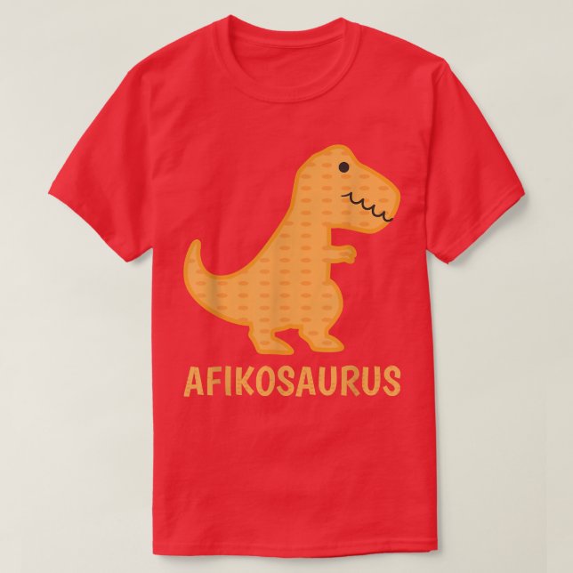 Lycklig Passover Afikosaurus Matzo T Shirt (Design framsida)