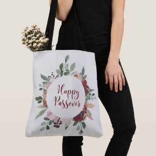 Lycklig Passover Blommigt Passover Art Tygkasse