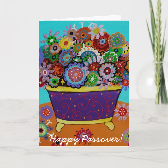 Lycklig Passover Helgkort (Framsida)