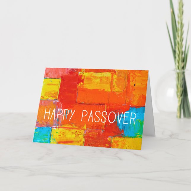 Lycklig Passover Helgkort (Framsida)