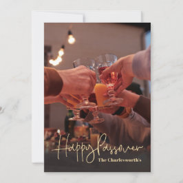 Lycklig Passover Julkort