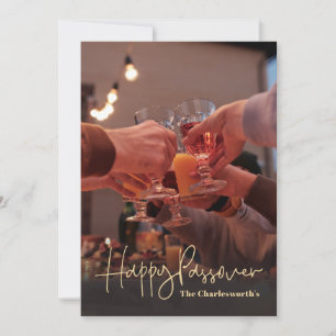 Lycklig Passover Julkort