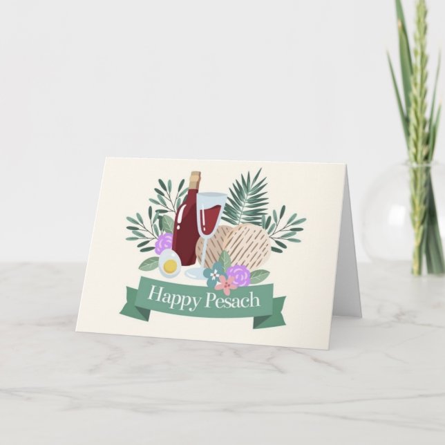 Lycklig Passover Kort (Framsida)