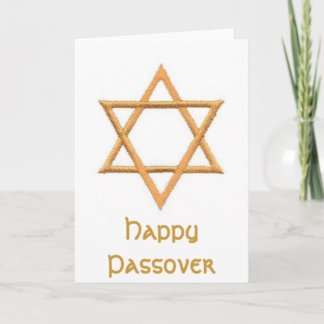 Lycklig Passover Kort (Framsida)