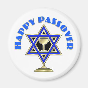 Lycklig Passover Magnet