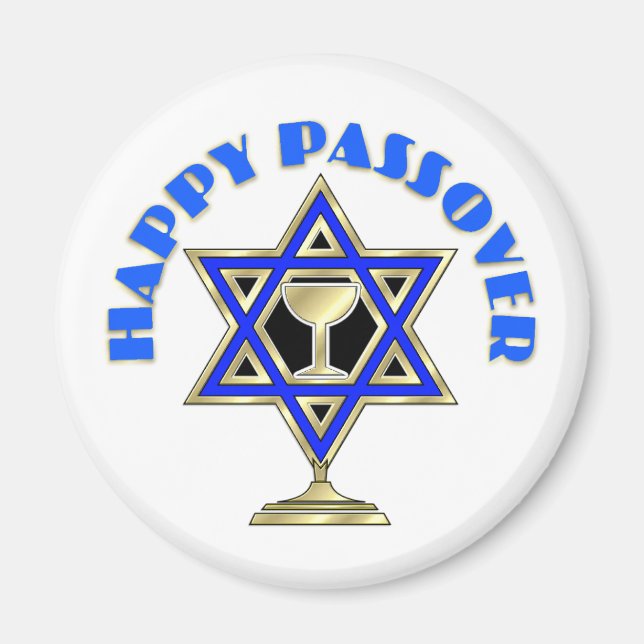 Lycklig Passover Magnet (Framsidan)