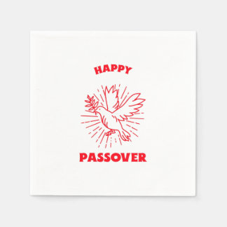 Lycklig passover pappersservett