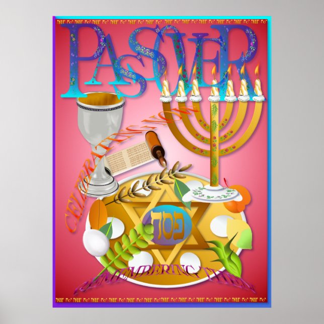 Lycklig Passover Poster (Framsidan)