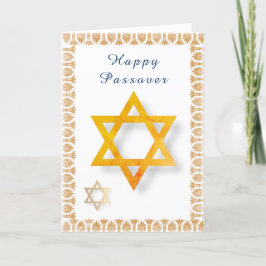 Lycklig Passover Star av David Helgdag Card Helgkort