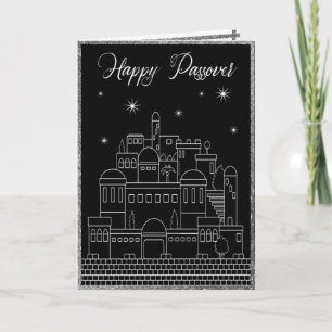 Lycklig Passover Tack Kort
