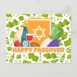 Lycklig Passover Vykort