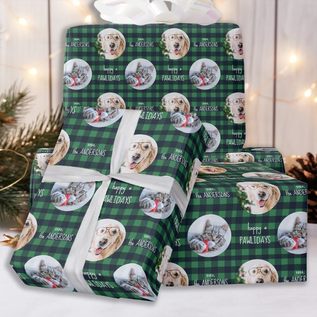 Lycklig Pawlidays Buffalo Play Anpassningsbar Cat  Presentpapper (Skapare uppladdad)