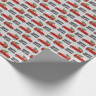 Lycklig Pawlidays - christmas boxer hund Presentpapper