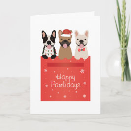 Lycklig Pawlidays Fransk Bulldog Kort