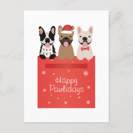 Lycklig Pawlidays Fransk Bulldog Vykort