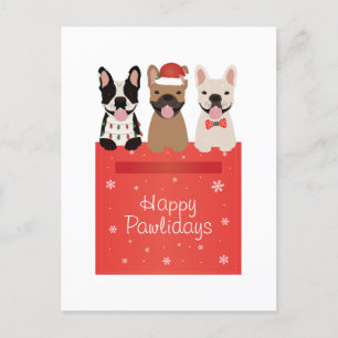Lycklig Pawlidays Fransk Bulldog Vykort