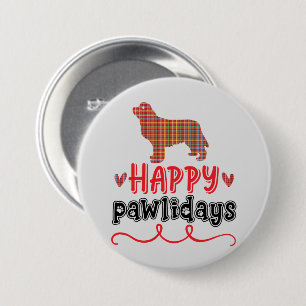 Lycklig Pawlidays Funny Ord Pun Knapp