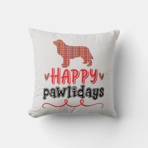 Lycklig Pawlidays Funny Ord Pun Kudde