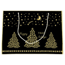 Lycklig Pawlidays, Guld shiny Tass Julgran