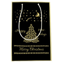 Lycklig Pawlidays, Guld shiny Tass Julgran