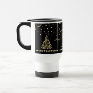Lycklig Pawlidays, Guld shiny Tass Julgran Resemugg