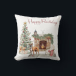 Lycklig Pawlidays Hund design-Boxer Kudde<br><div class="desc">Fira den här julhelgen med vår berömvärda Lycklig Pawlidays Hund design,  som särskilt skapats för alla hundälskare där ute. Gör dig mysigt med dina vänner i håriget och visa kärlek för dem med vår söta och charmerande juldesign. Missa inte tillfället att sprida glädje och glädje den här julhelgen!</div>