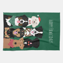Lycklig Pawlidays Kute Jul Kökshandduk