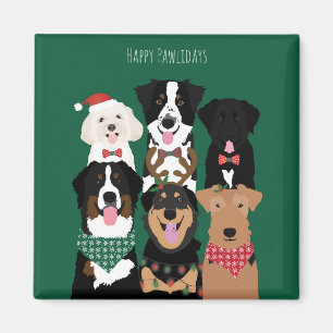 Lycklig Pawlidays Kute Jul Magnet