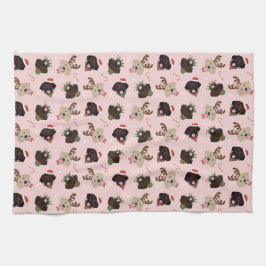 Lycklig Pawlidays Labrador Retriever Hundar Kökshandduk