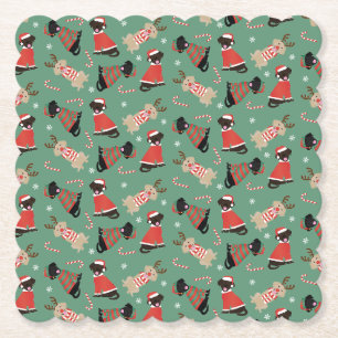 Lycklig Pawlidays Labrador Retriever Hundar Underlägg Papper