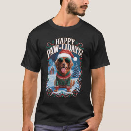 Lycklig Pawlidays Nova Scotia Anka Toller jul T Shirt