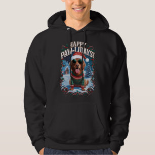 Lycklig Pawlidays Nova Scotia Anka Toller Julafton Hoodie