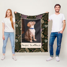 Lycklig Pawlidays Rosa Black One Line Pet Photo