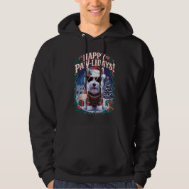 Lycklig Pawlidays Väster Highland White Terrier Ju Hoodie