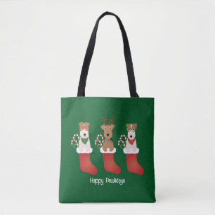 Lycklig Pawlidays Welsh Wire Fox Terrier Hundar Tygkasse