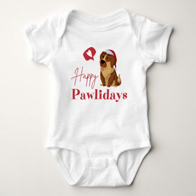 Lycklig pawlydays t shirt (Framsida)