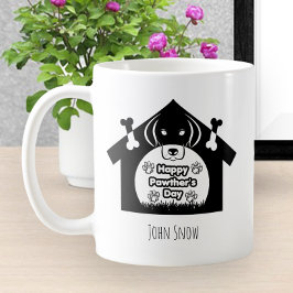 Lycklig Pawthers Day Cute Kaffemugg