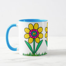 Lycklig Peace Daisy Mugg
