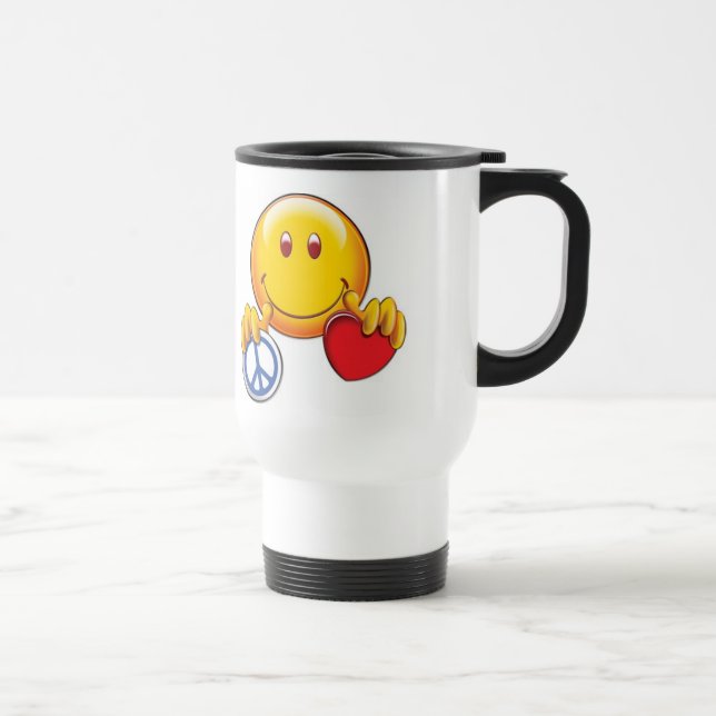 Lycklig Peace Gift Mugg (Höger)