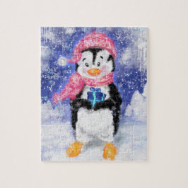 Lycklig Penguin - Cute - Jul Pussel