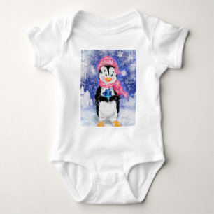 Lycklig Penguin - jul - T Shirt