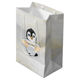 Lycklig Penguin Önskemål You A Grattis på föde