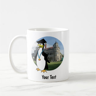 Lycklig Penguin Student Kaffemugg