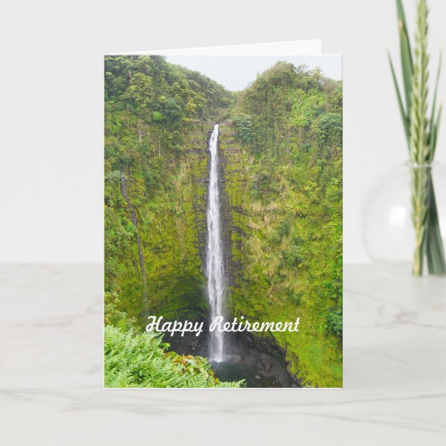 Lycklig Pension, Akaka Falls, Hawaii, kort (Framsida)
