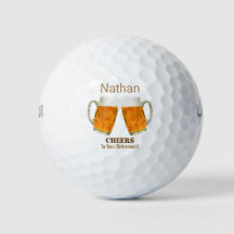 Lycklig Pension Beer Cheers Golfer