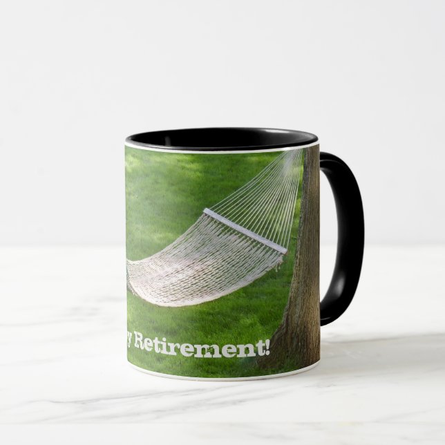 Lycklig Pension Hammock Mugg (Framsida höger)
