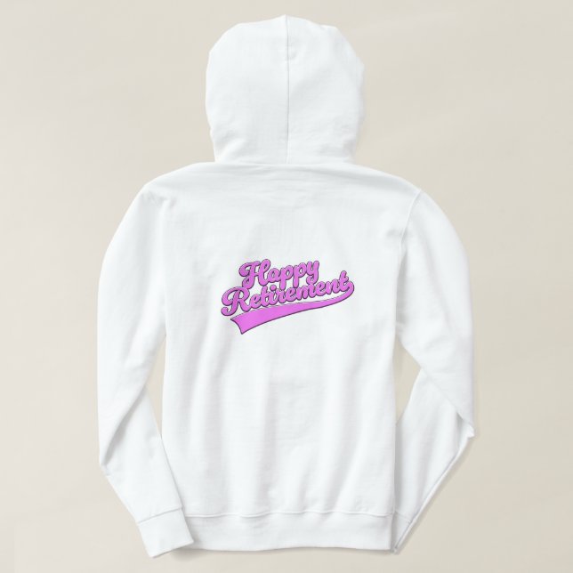 Lycklig Pension Hoodie (Design baksida)